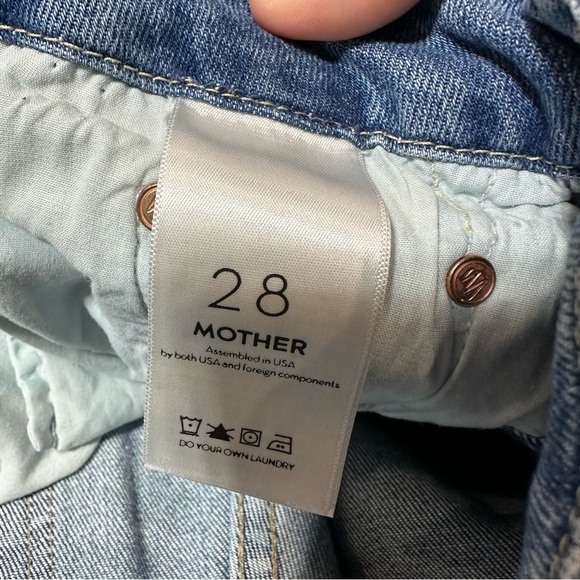 Mother The Looker Ankle Step Fray In Exposed Secret Sister Skinny Cropped Jeans - Picture 9 of 10